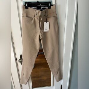 NWT Pomme Equestrian Nellie Breeches 
Beige size medium